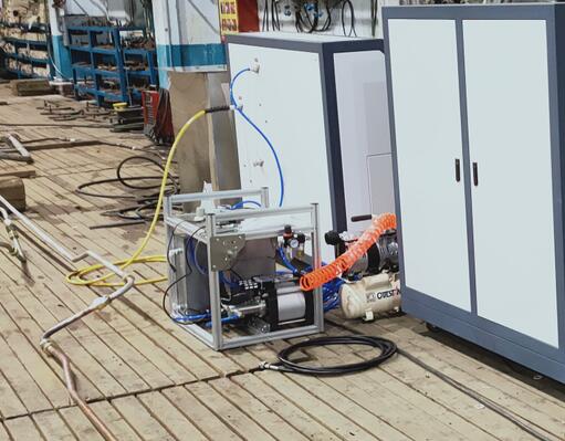 船用管路打水壓測(cè)試臺(tái)在渤海某船廠完成運(yùn)行交付！